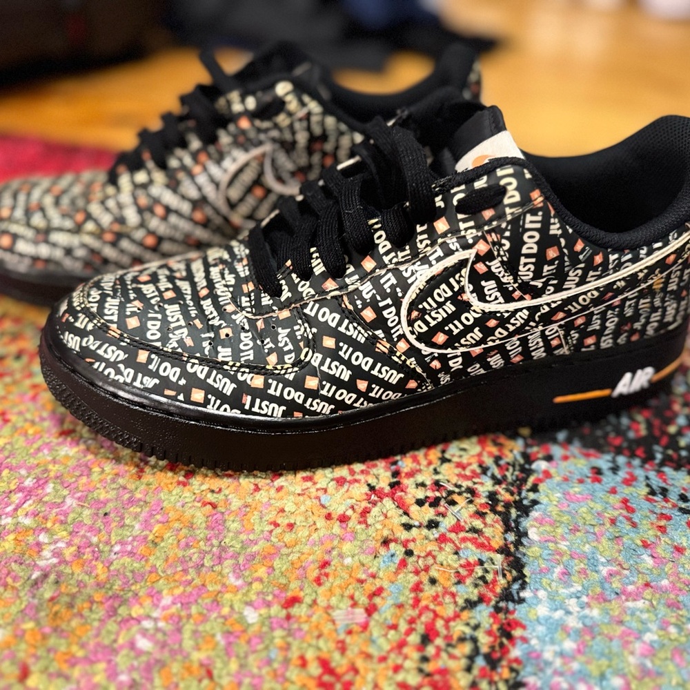 Nike Airforce " Just do it” edition one of a kind custom bottom